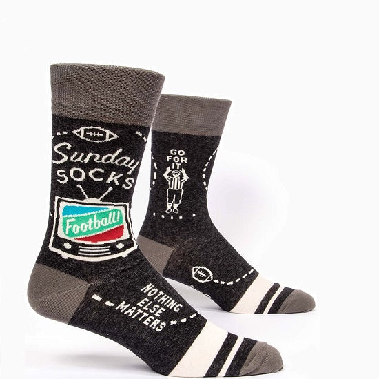 Blue Q: Sunday Football Socks