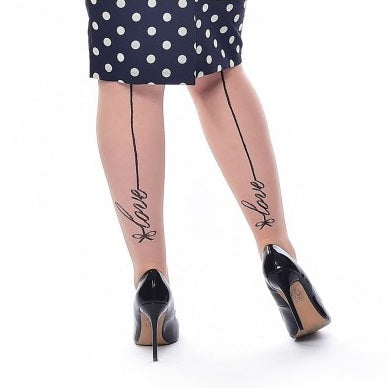 PAMELA MANN: LOVE SEAMED TIGHTS