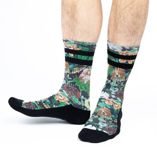 Good Luck Sock: SZ 8-13 Botanical Dogs