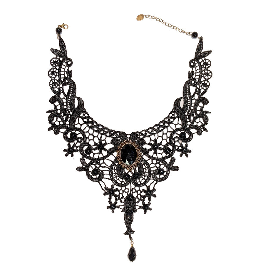 RAIN: GOTHIC BLACK CHOKER 18"