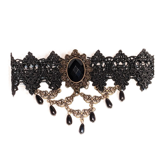 RAIN: GOTHIC BLACK CHOKER 16"
