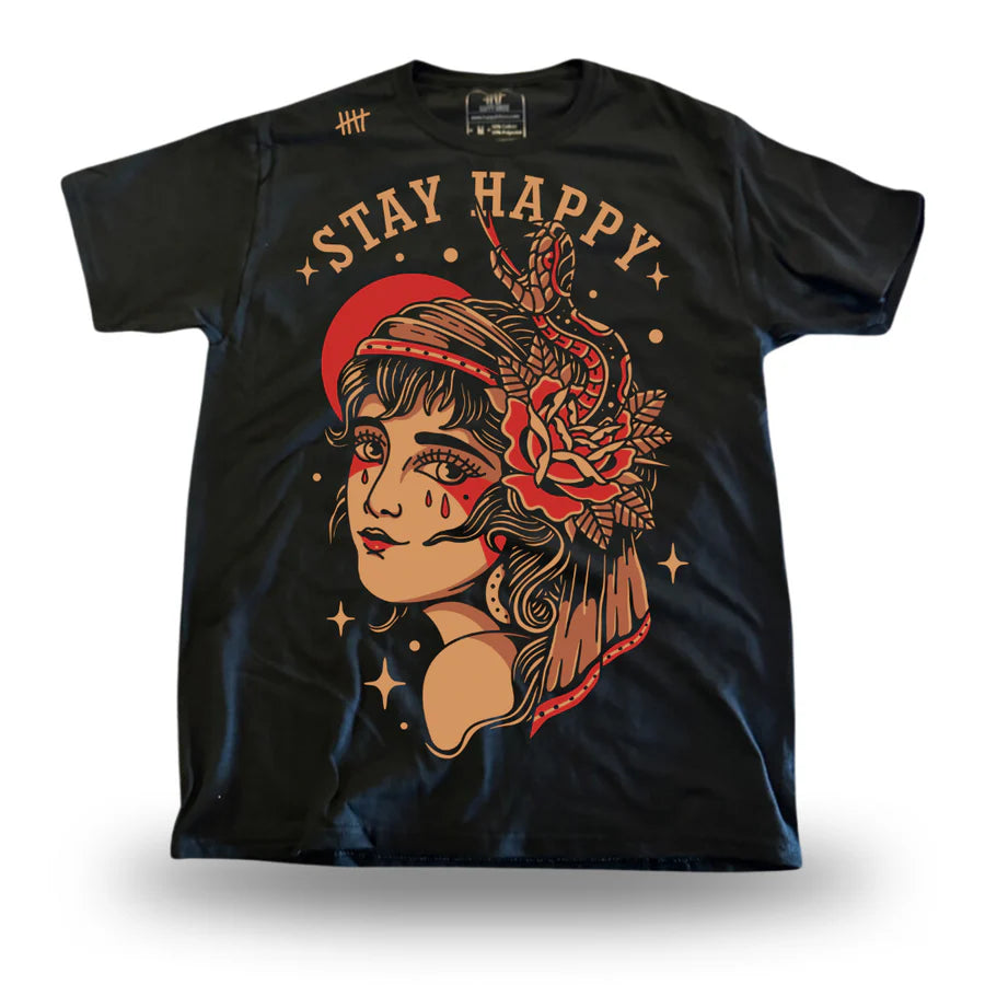 Happyhouse: Stay Happy Snake Hair Tee