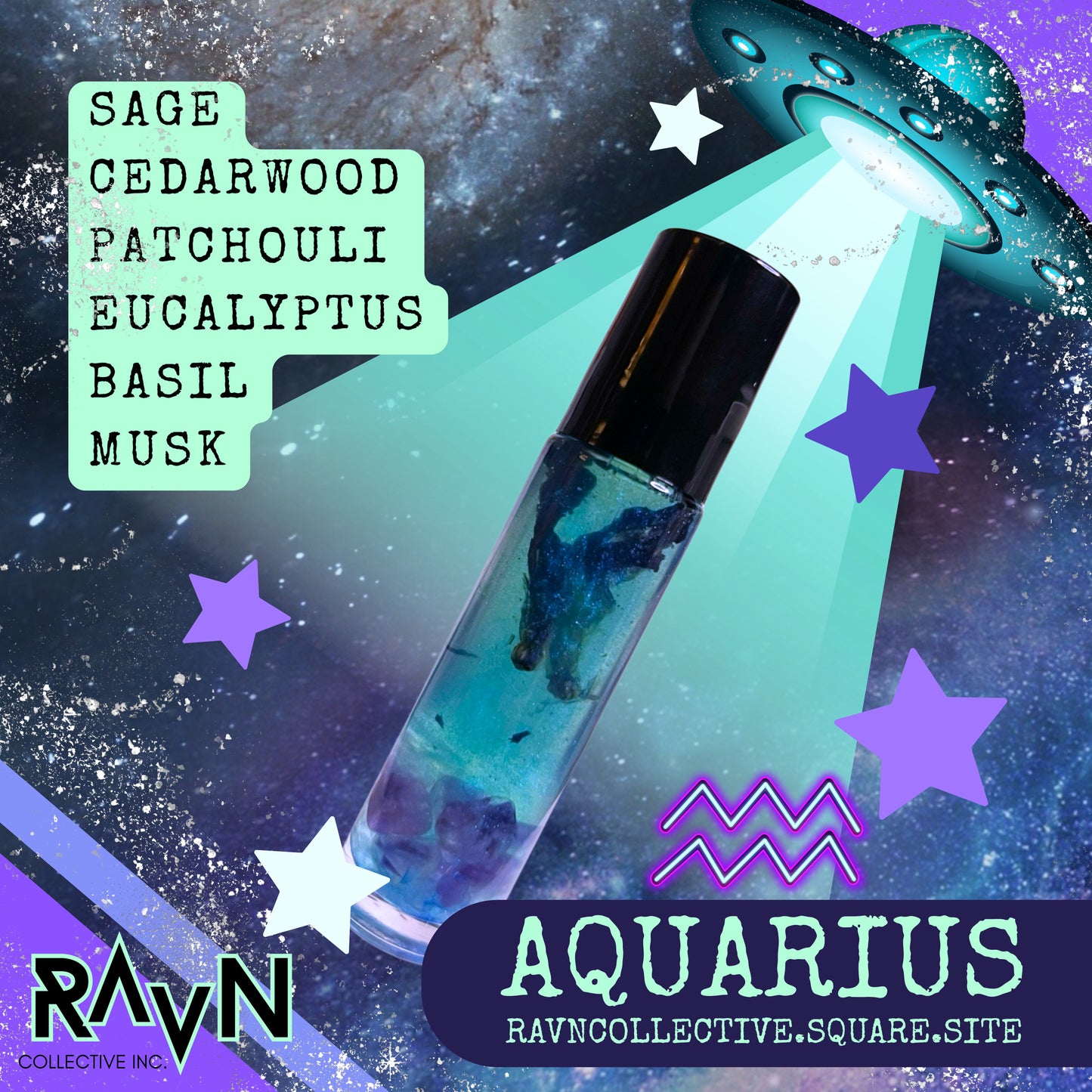 Ravn: Aquarius Zodiac Fragrance