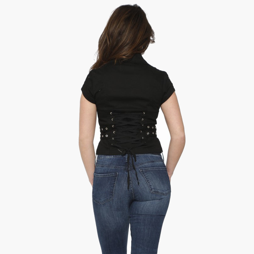 H&R: Black Saka Top