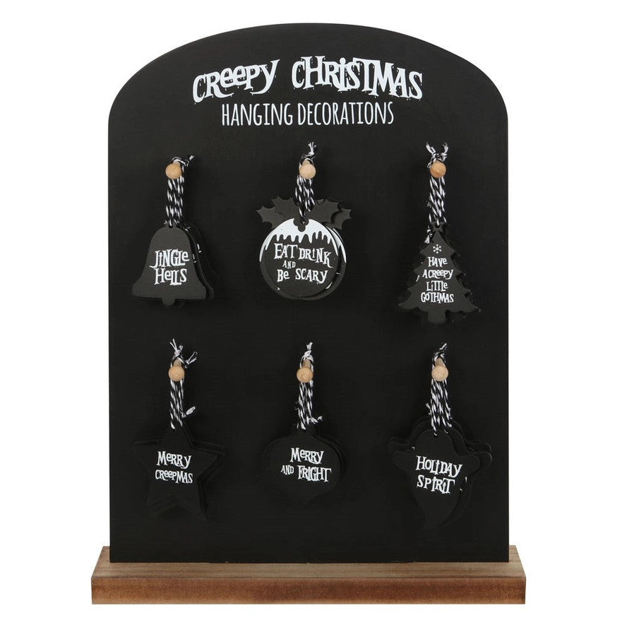 Something Different: Creepy Gothic Christmas Hanging Signs