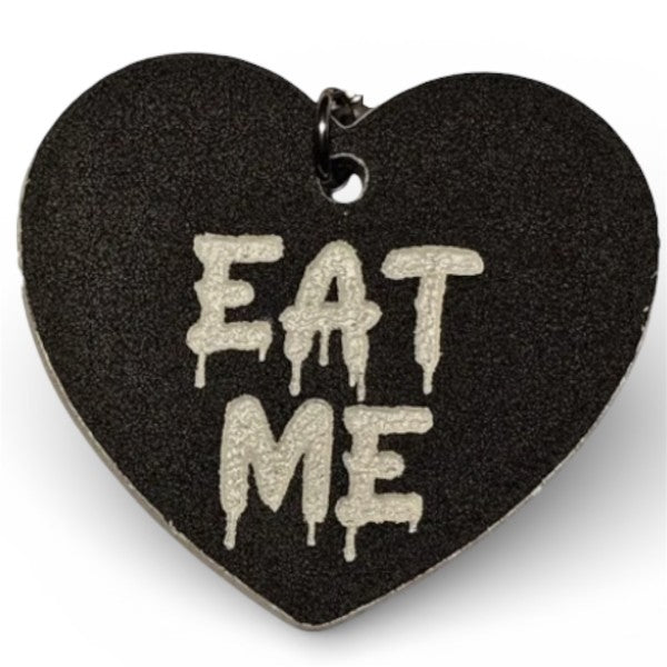 Taco: Eat Me Heart Keychain