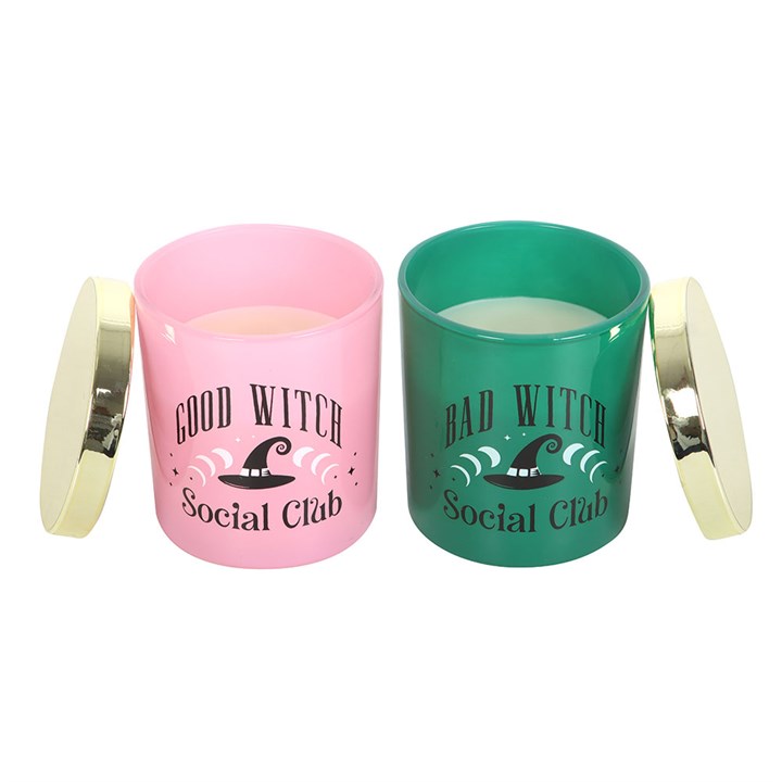 Something Different: Set of 2 Good Witch/Bad Witch Scented Candles