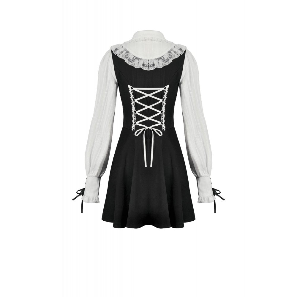 Dark In Love: Dolly Lolita Two-Piece Ribbon Dress