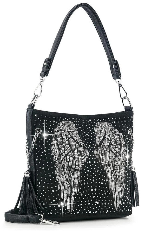 HE: Wings Design Hobo Crossbody Bag