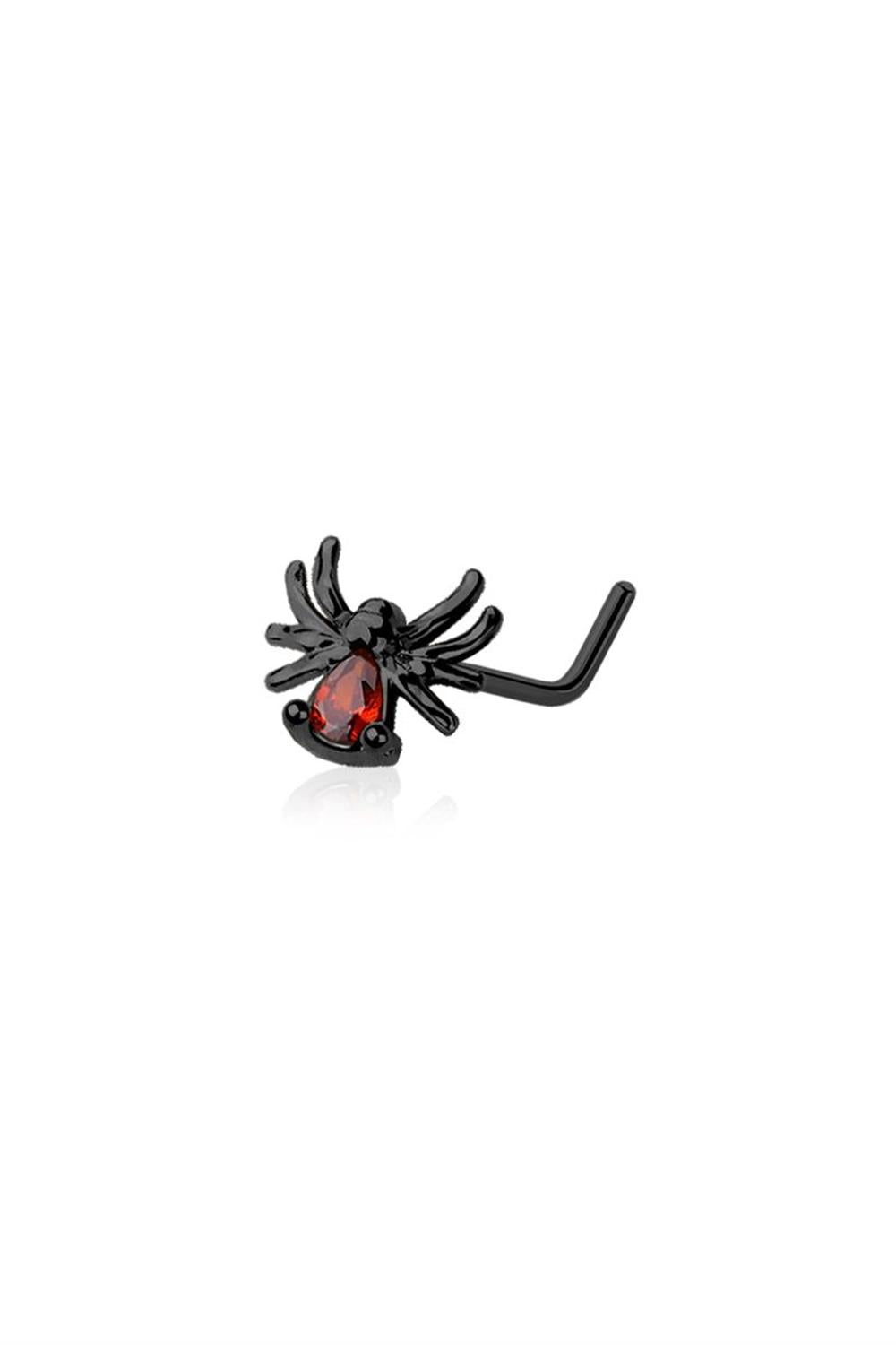 Crave: SS L-Shape Spider 20G Nose Stud