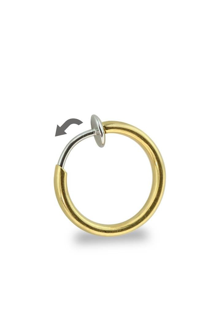Crave: SS Spring Assisted Fake Nose Ring