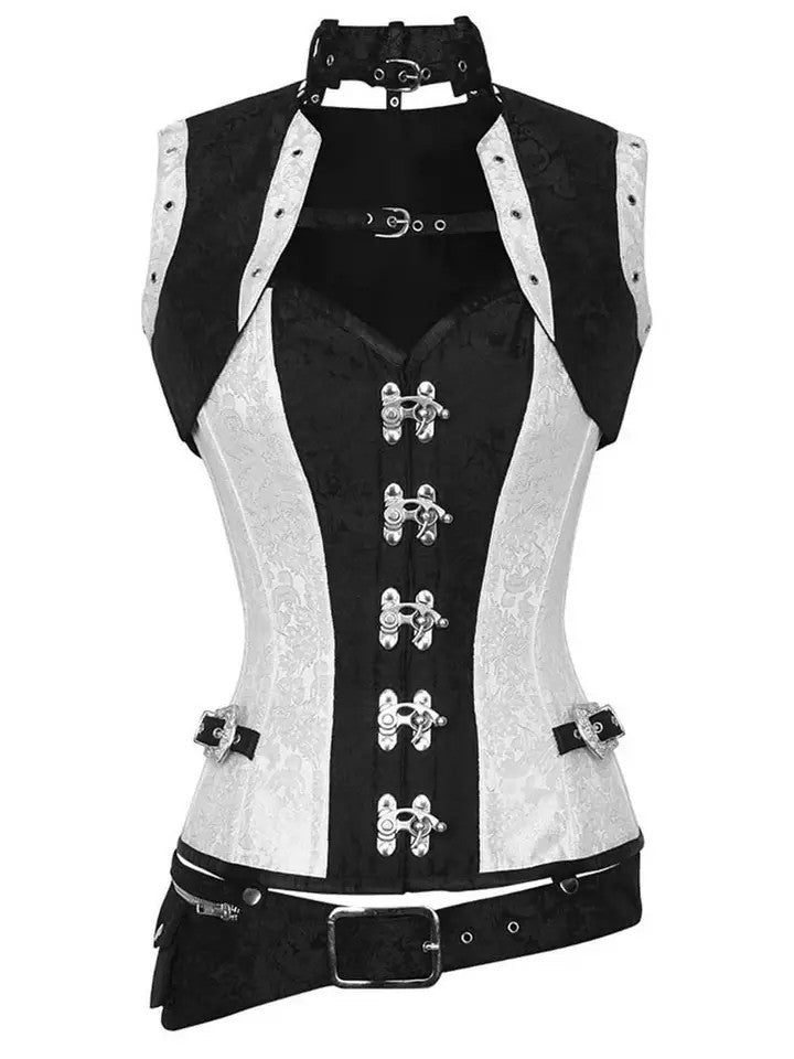 Luxe: Alvine Steampunk Corset with Shrug