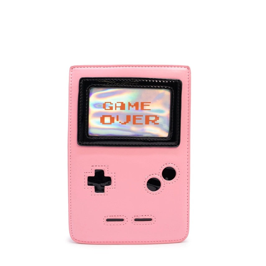 Bewaltz: Retro 8-Bit Gamer Pink Handbag