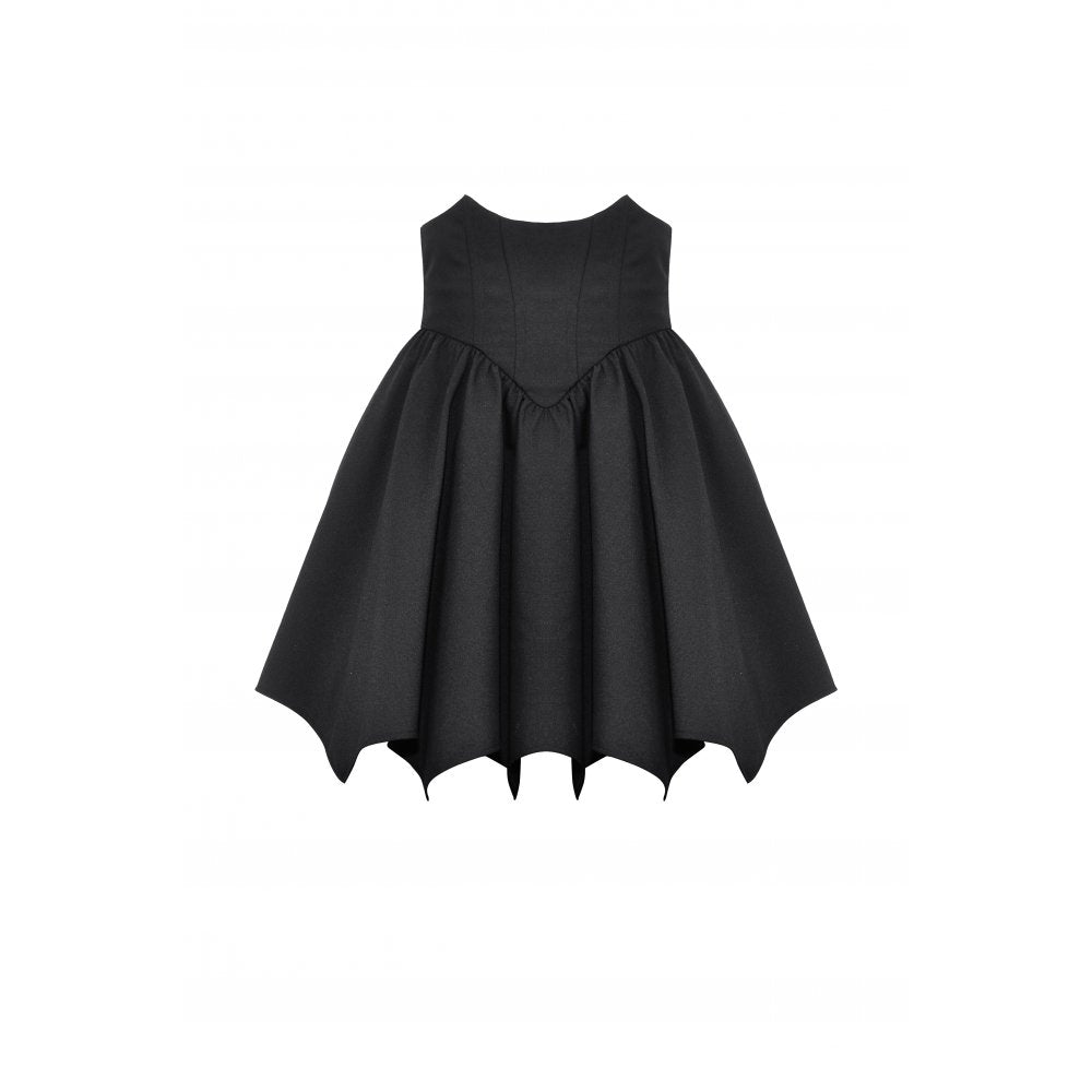 Dark In Love: Black High Waisted Batwing Skirt