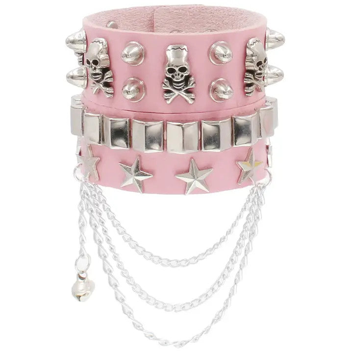 Salina: Punk E-Girl Chained Bracelets