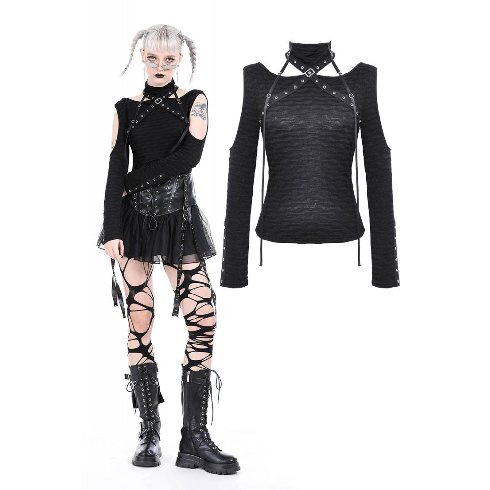 Dark in Love: Punk Metal Crossing Tops