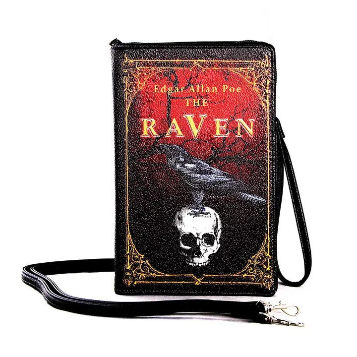 Comeco: The Raven Vintage Book Clutch Bag
