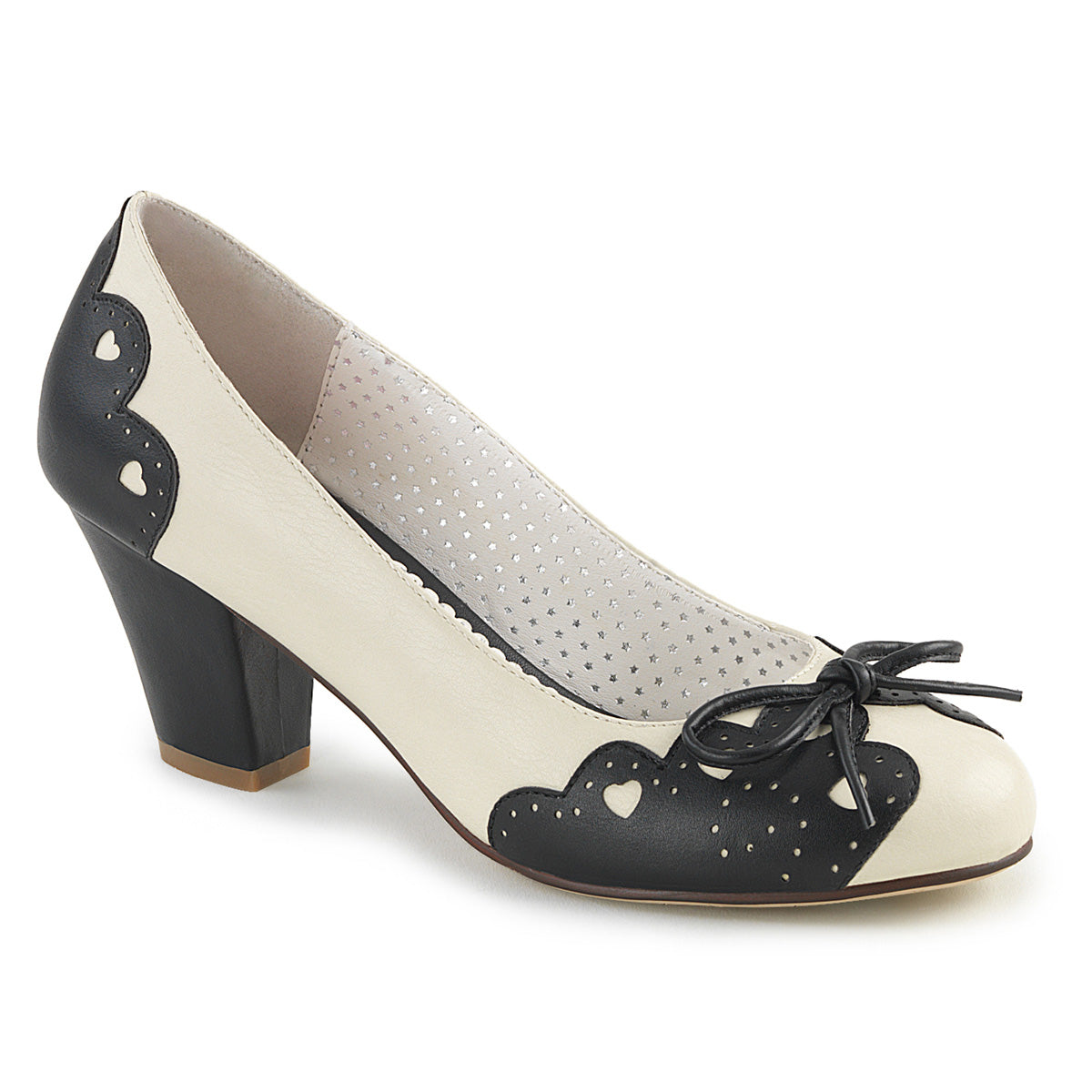 Pin-Up Couture: Wiggle-17 Cuban Heel Black