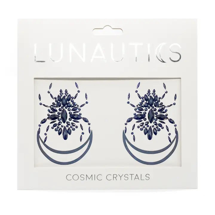 Lunautics: Black Spider Body Jewel Sticker Pasties
