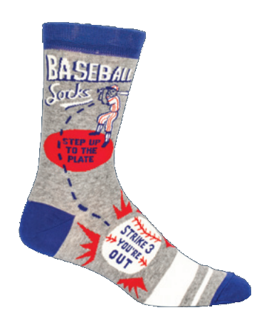Blue Q: Baseball Socks