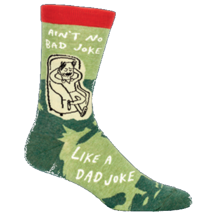 Blue Q: Dad Joke Men's Socks