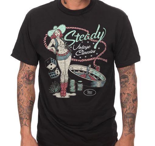 Steady: Vintage Classics Cowgirl Tee