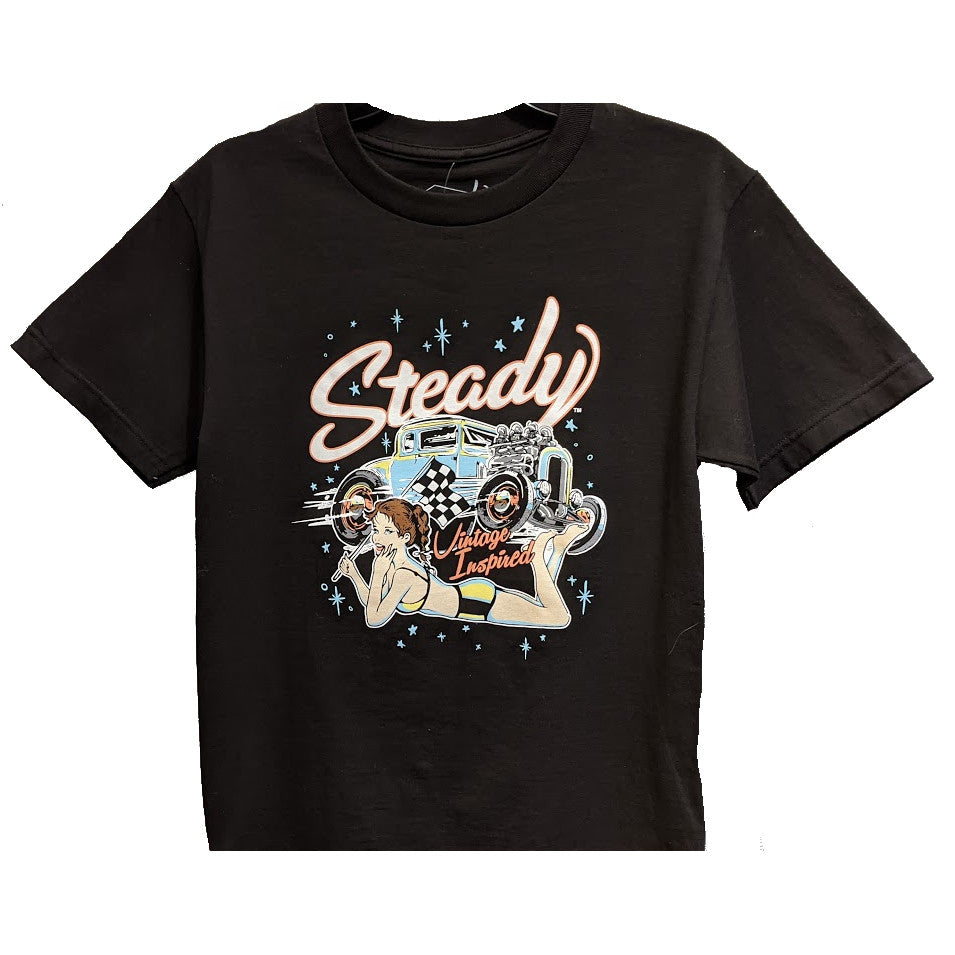 Steady: Vintage Classics Car Girl