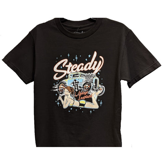 Steady: Vintage Classics Car Girl