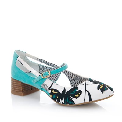 Ruby Shoo: Iris In Aqua