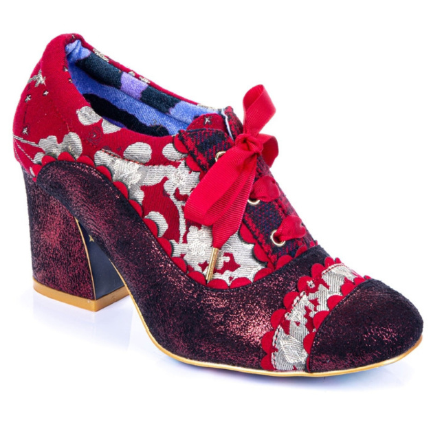 Irregular Choice: Quince Heel Red/Gold