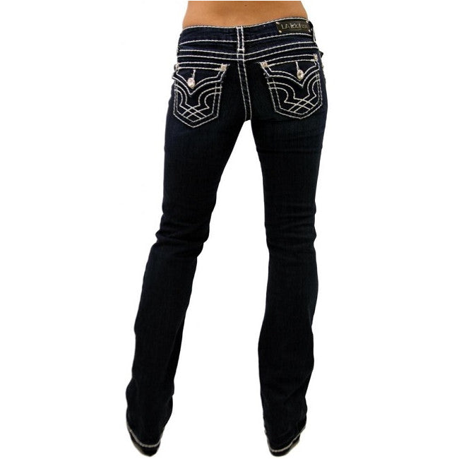La Idol: Classic Dark Wash Denim