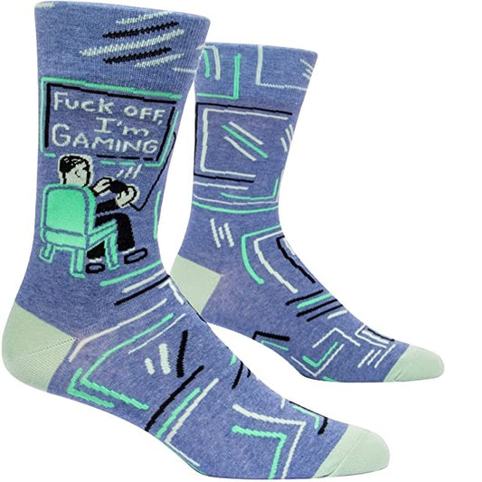 Blue Q: Fuck Off, I'm Gaming Crew Socks