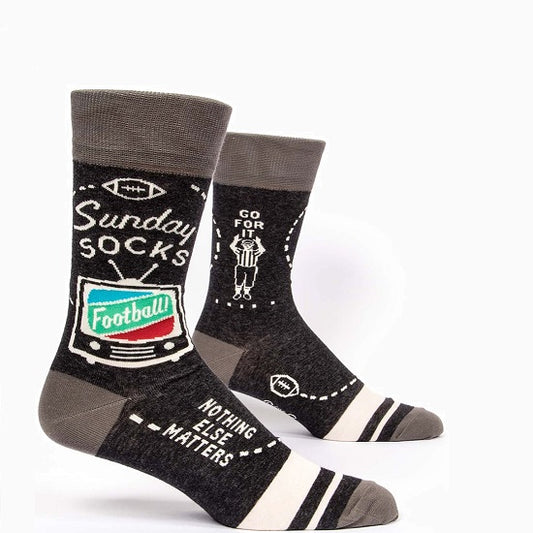 Blue Q: Sunday Football Socks