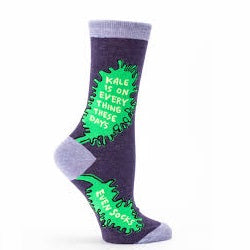 Blue Q: Kale On Everything Women's Socks