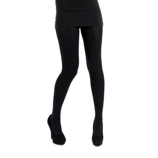 PAMELA MANN: 120 DENIER TIGHTS BLACK O/S