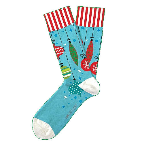Two Left Feet: Trim a Tree Holiday Socks Sm