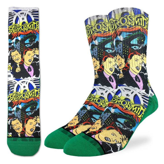 Good Luck Socks: SZ 8-13 Aerosmith Monster