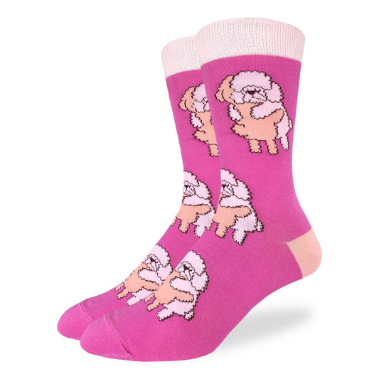 Good Luck Socks: Poodles Hugging
