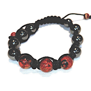 RAIN: MACRAME BRACELET JASPER