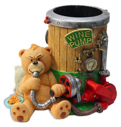 NEMESIS NOW: BAD TASTE BEAR WINE BOTTLE HOLDER