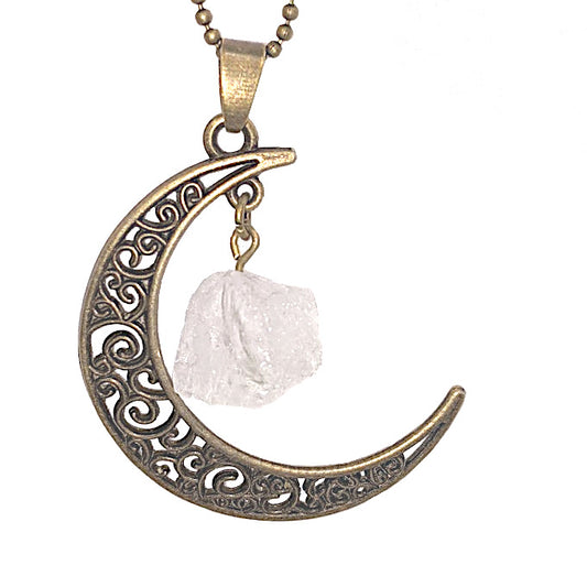 NATURE'S EXPRESSIONS: CRESCENT MOON PENDANT