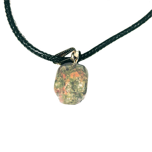RAIN: UNIKITE SKULL PENDANT