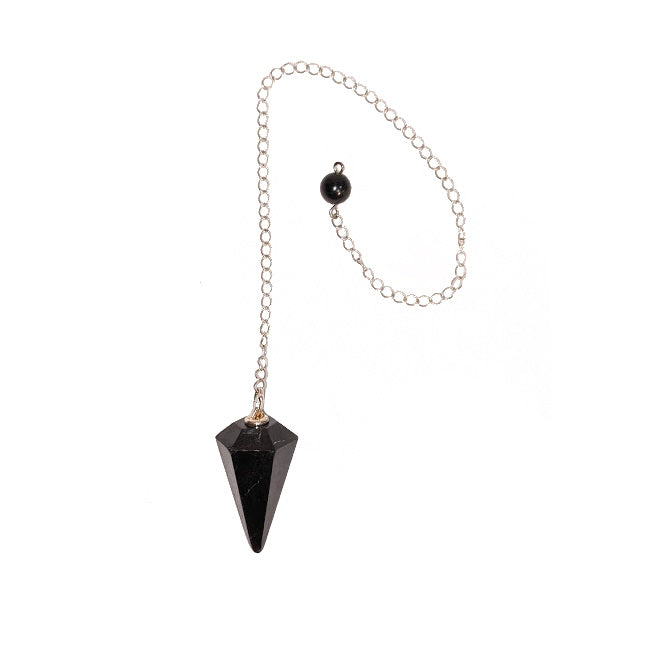 NATURE'S EXPRESSIONS: BLACK TOURMALINE PENDULUM