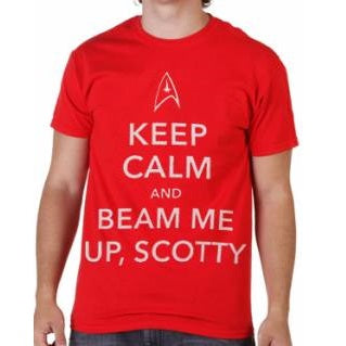 Philcos: Keep Calm And Beam Me Up Scotty Tshirt