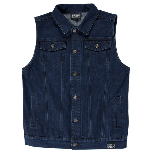 Sourpuss: Men's Blue Denim Vest