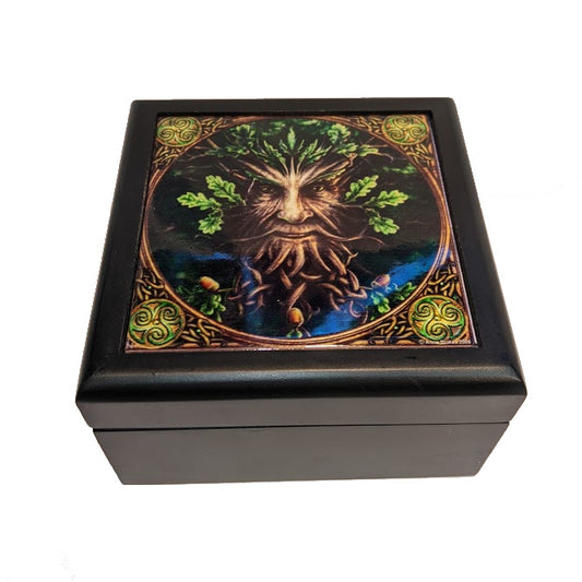 NEMESIS NOW: OAK KING SMALL TILE BOX