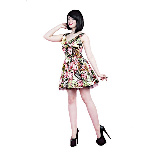 Hearts & Roses: Pink Lily Minidress