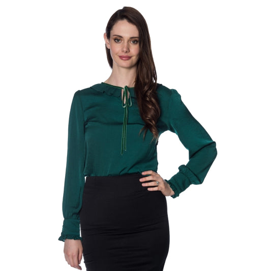 Banned: Perfect Pleats Collared Top