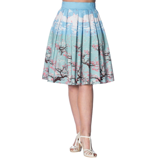 Banned: Oriental Blossom Skirt