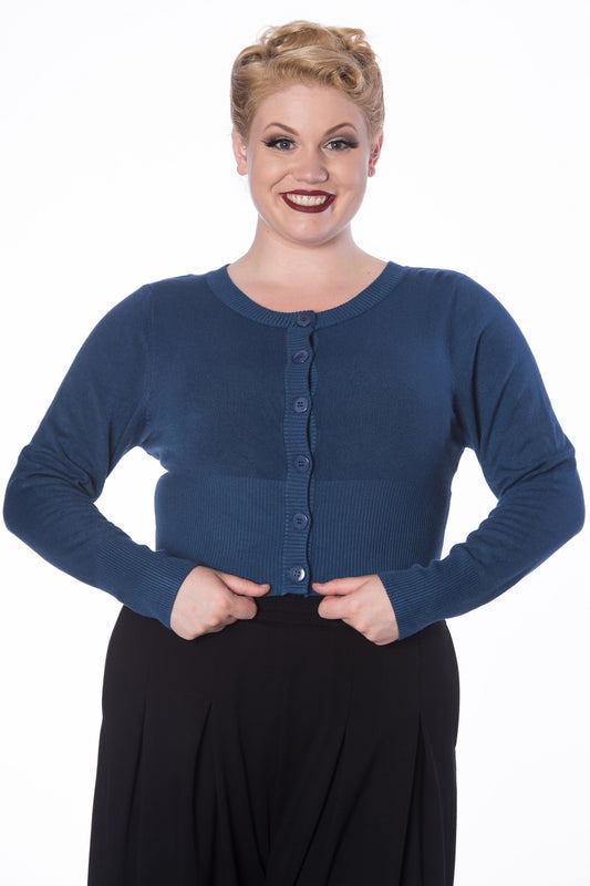 Banned: Blue Knit Cardigan